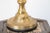 Vintage Anglo-Indian Engraved Brass Candlestick Table Lamp, Circa 1950 For Sale - Image 4 of 18