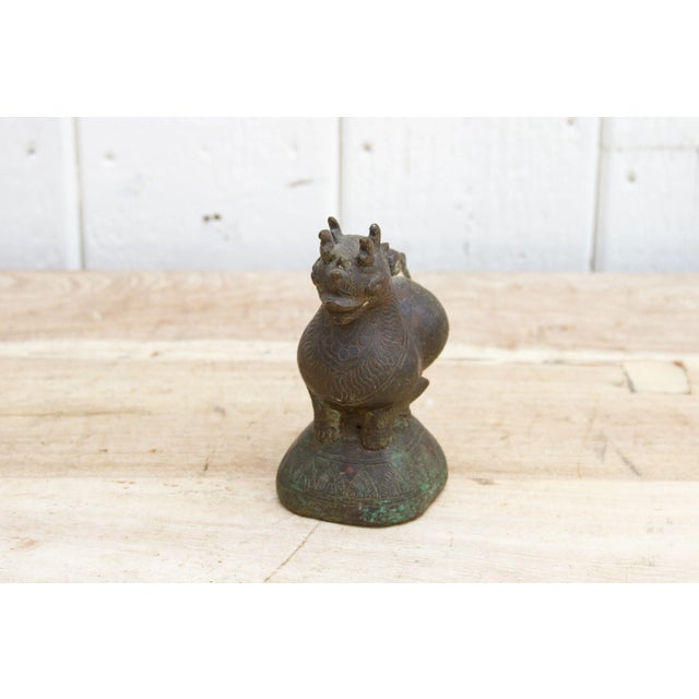Chinese Large 19th Century Chinese Bronze Opium Weight For Sale - Image 3 of 10