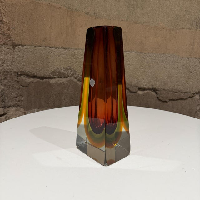 1960s Murano Vase Sommerso Attr Pavel Hlava Italy Mid Century Modern For Sale - Image 5 of 17