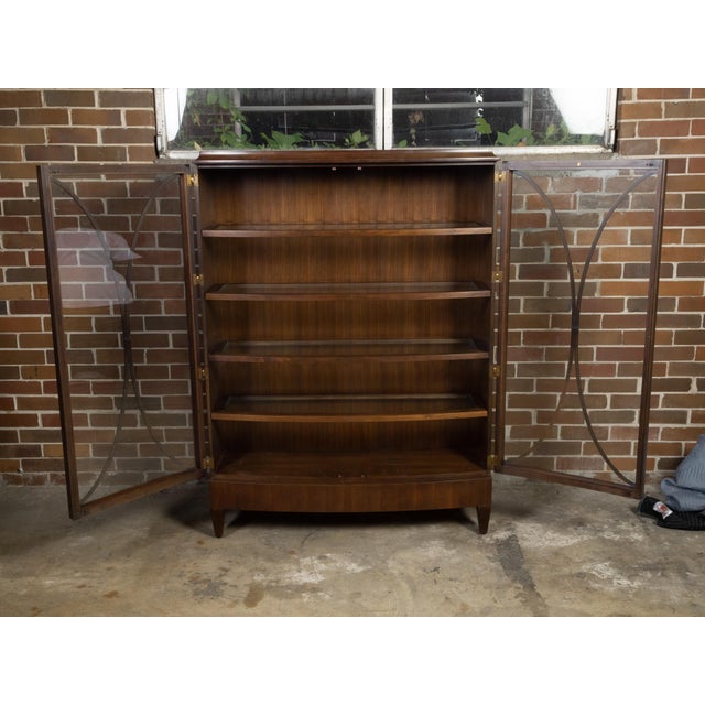 Late 20th Century Vitrine Cabinet With Glass Doors and Shelves, Attributed to Barbara Barry for Henredon For Sale In Atlanta - Image 6 of 12