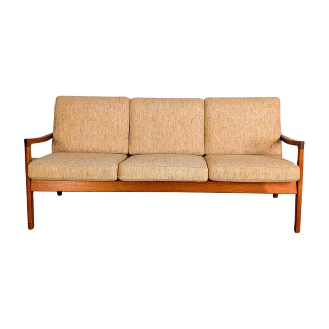 Mid-Century 3-Seater Sofa in Teak by Ole Wanscher for France & Søn / France & Daverkosen For Sale - Image 15 of 15