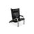 Wk Wohnen Spot 698 Leather Armchair Black Manual Function Sofa Couch For Sale - Image 4 of 14