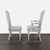 French Set of Six French Style Dining Chairs For Sale - Image 3 of 7
