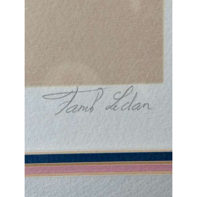 Printmaking Materials 1980's Fanch Ladan Serigraph "St. Tropez For Sale - Image 7 of 9