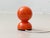 Metal Eclisse Orange Table Lamp by Vico Magistretti for Artemide, Italy, 1960s For Sale - Image 7 of 13