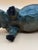 Late 20th Century Solid Cast Iron Hippopotamus Sculpture With Green Patinated For Sale - Image 9 of 11
