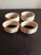 Art Deco 1960s Lenox Usa Fine Porcelain Gilded Beige Napkin Rings- Set of 4 For Sale - Image 3 of 5