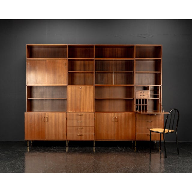 1950s Sideboard with Shelves by Erwin Behr Study for BMZ, 1950s For Sale - Image 5 of 18
