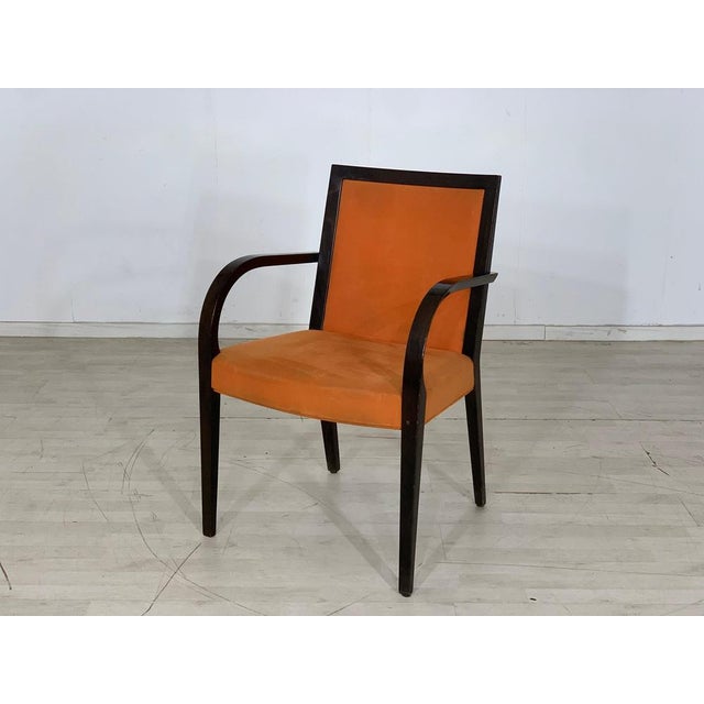 Mid-Century Orange Armchair, Italy For Sale - Image 6 of 11