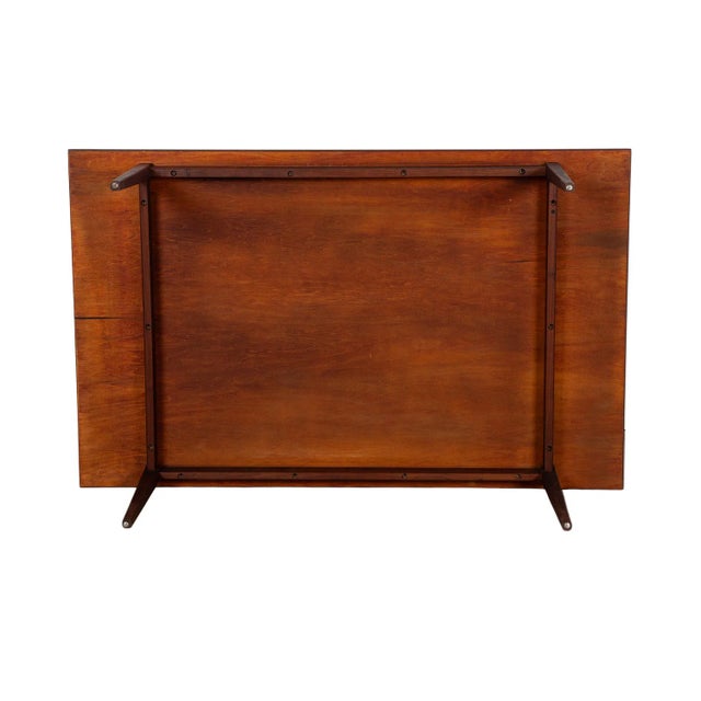 Brown 1970s Mid-Century Modern Walnut Coffee Table For Sale - Image 8 of 10