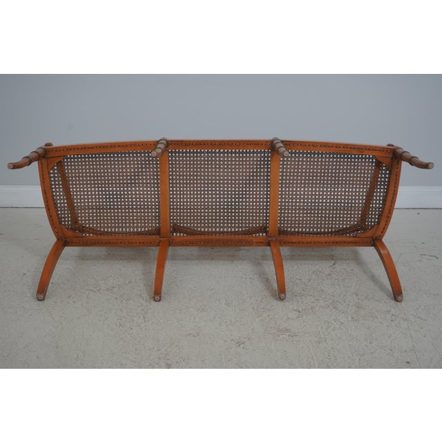 Adams Triple Back Painted Decorated Settee For Sale - Image 18 of 18