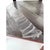 Vintage Red Steel Shop Cart With Hand-Ground Metal Surfaces For Sale - Image 13 of 16