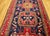 Vintage Persian Hamadan Gallery Rug, Hand-Knotted Wool, Geometric Bird Motifs Design, Navy & Red, 5x11 For Sale - Image 15 of 17