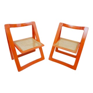 Set of Folding Chairs Model Trieste by Jacober - D'Aniello for Bazzani, Italy, 1960s For Sale