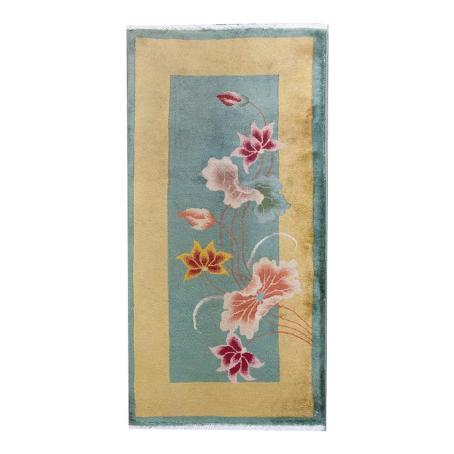 Early 20th Century Chinese Art Deco Rug For Sale