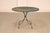 Vintage Wrought Iron Round Patio Table And Four Chairs Set For Sale - Image 11 of 18