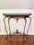 Oscar Bach Oscar Bach Attributed Gilded Iron Console With Beveled Mirror, Marble Top, C. 1920 For Sale - Image 4 of 18