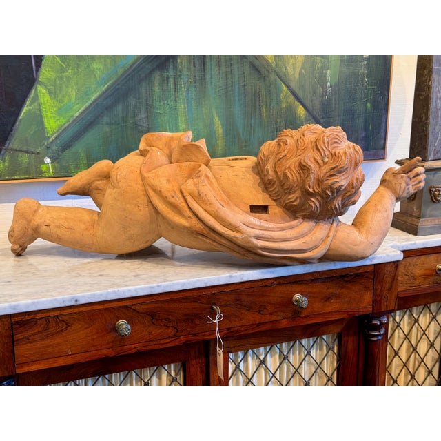 19th Century 19th Century Carved Wooden Figure For Sale - Image 5 of 9