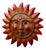 Vintage Pine Hand-Carved Sun, 1970s For Sale - Image 13 of 13