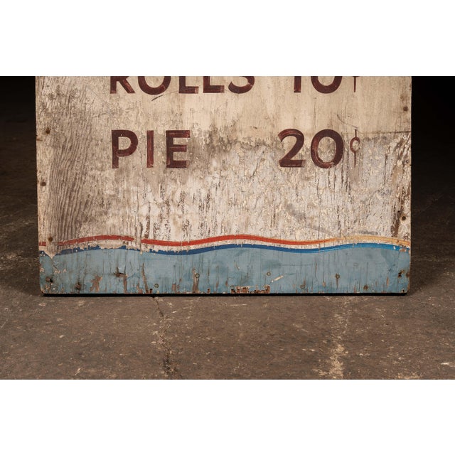 Mid 20th Century Vintage Pepsi-Cola Diner Menu Board Sign For Sale - Image 5 of 10