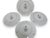 Ceramic Lynn Chase 1988 Safari Jaguar Jungle Cat 24 Karat 10 7/8" Dinner Plate Set of 4 For Sale - Image 7 of 11