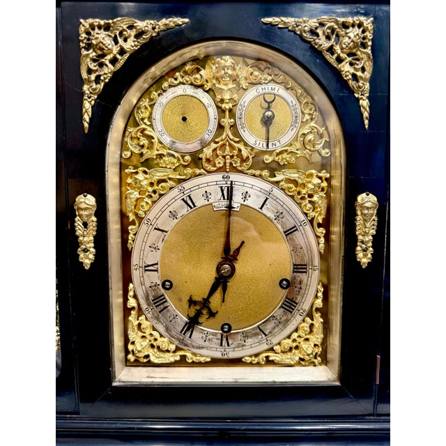 Triple Fusee Bracket Clock by Winterhalder & Hofmeier Clock is in Good Working Order Clock Keeps Time, Chimes and Gongs...