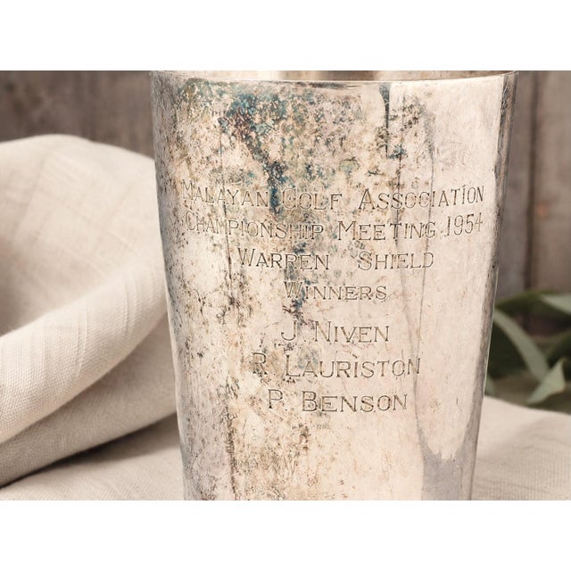 1950s 1954 Malayan Golf Championship Trophy Cup For Sale - Image 5 of 5