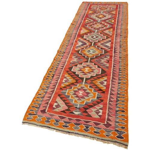 Vintage Kilim Runner Rug For Sale - Image 3 of 6