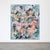 An original large-scale acrylic on canvas by the American painter Karen Silve, standing nearly six feet tall. The painting...