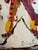 Red 1980 Morris Katz (1931–2010) Original Oil Painting Clown Impasto Palette Knife For Sale - Image 8 of 13