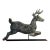 20th Century Full Body Copper Deer Weather Vane Mounted For Sale
