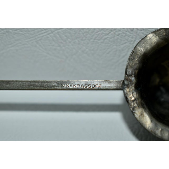 Vintage (1960's) Candle Snuffer has an Art Nouveau Style. Made of Pewter. Marked/Signed. The Measurements: 2"W x 1.5"D x...