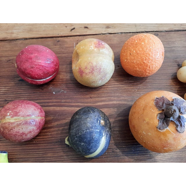 Italian Unpolished Stone Fruit 12 Pc For Sale In Fayetteville, AR - Image 6 of 12