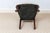 Mid 20th Century Queen Anne Style Mahogany Upholstered Armchair For Sale - Image 10 of 11