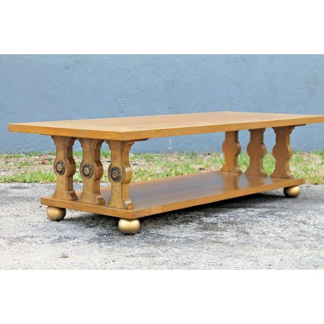 c1960's Mid Century Large Coffee Table. Finely designed.