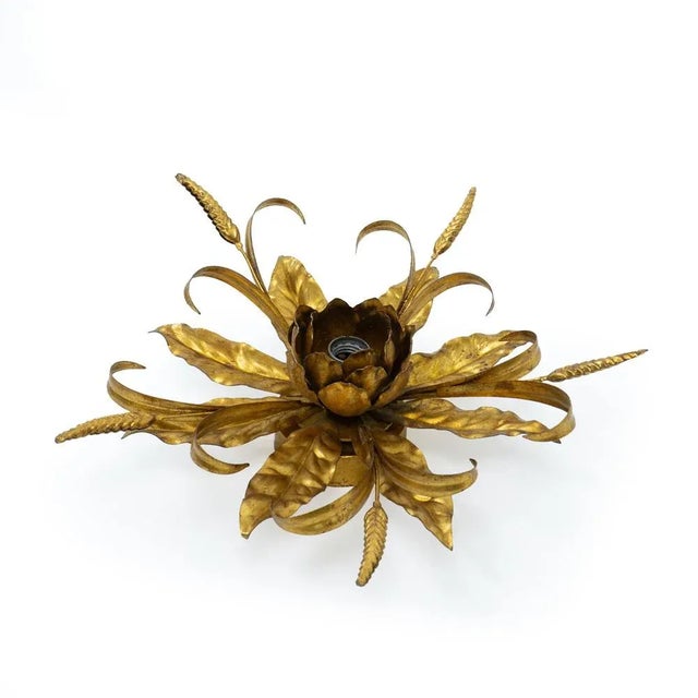 Hollywood Regency Ceiling Lamp by Hans Kögl, 1980s For Sale - Image 9 of 9