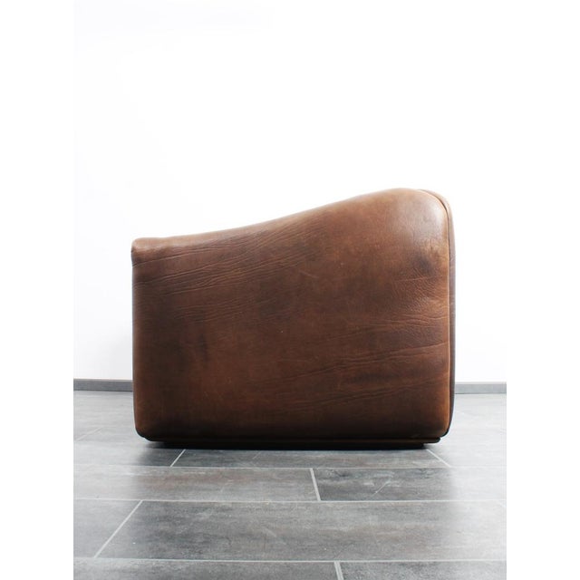 Mid-Century Modern DS47 2-Seater Sofa in Leather from de Sede, 1970s For Sale - Image 3 of 18