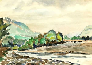 Tae, River Valley Watercolor
