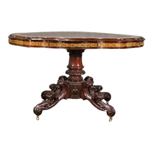 Late 19th Century Antique Rosewood Center Table