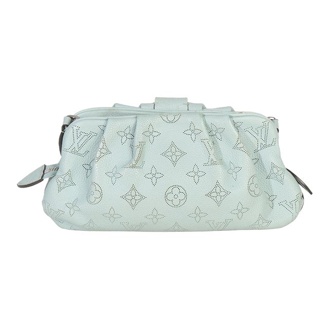 Vert Lagon Monogram Mahina Scala Mini Pouch For Sale