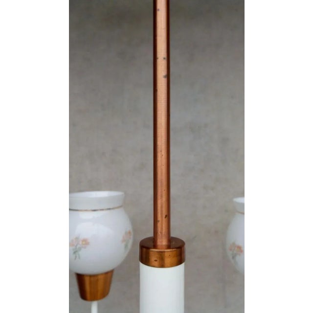 Metal Vintage Type 54 Chandelier from Drukov, 1970s For Sale - Image 7 of 13