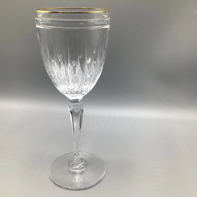 Waterford Marquee “Hanover” Cut Crystal Water Goblet - 1 For Sale In Sacramento - Image 6 of 13