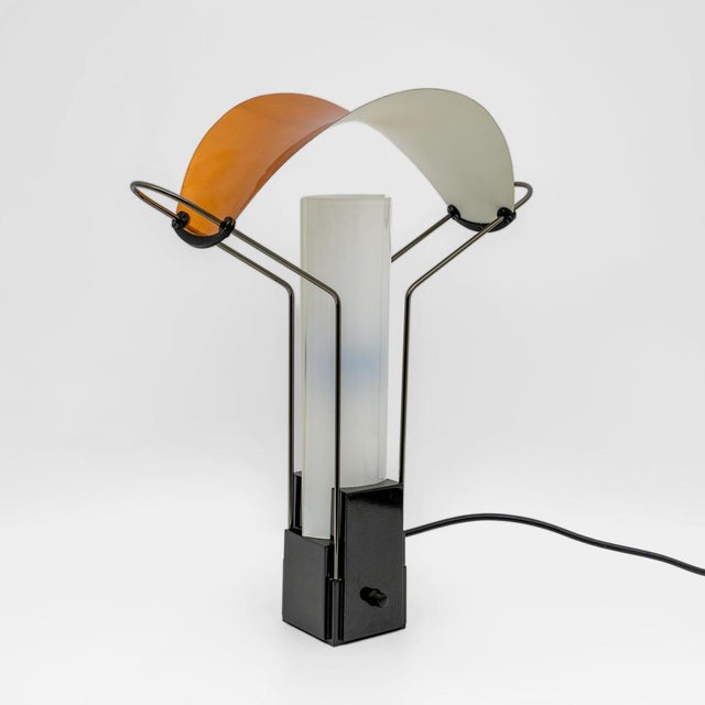 Metal Italian Palio Table Lamp by Perry King for Arteluce, 1980s For Sale - Image 7 of 7