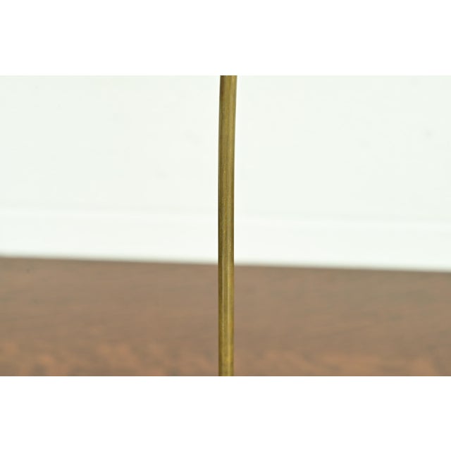 Metal Robert Jarvie Style Antique Arts & Crafts Turned Brass Tall Candlesticks, Pair For Sale - Image 7 of 11