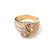 Bochic “Orient” Green Amethyst & Fancy Multi Gem Cluster Ring 18K Gold & Silver, Size 7 For Sale - Image 4 of 9