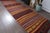 1960s 1960 Vintage Anatolian Flatweave Kilim Runner - Handwoven Striped Rug With Geometric Tribal Motifs - Red Yellow Black Accent Rug For Sale - Image 5 of 9