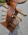 1950s Bucciarelli Itallian Bobbin and Spindle Pine Magazine Rack and Side Table For Sale In Washington DC - Image 6 of 6