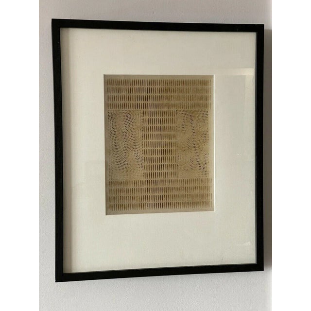 Sculpture Materials 2000 Contemporary Minimalist Mixed-Media Painting by David McKirdy, Framed For Sale - Image 7 of 7