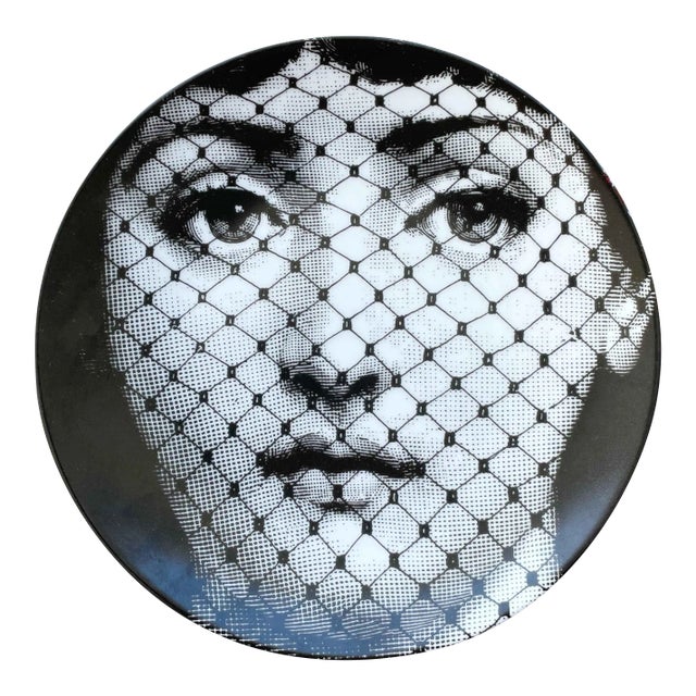 Mid 20th Piero Fornasetti Tema E Variazioni Porcelain Plate For Sale