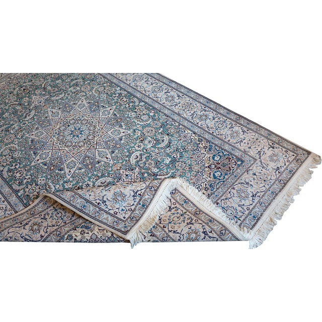 Mansour Handmade Persian Nain Rug Chairish